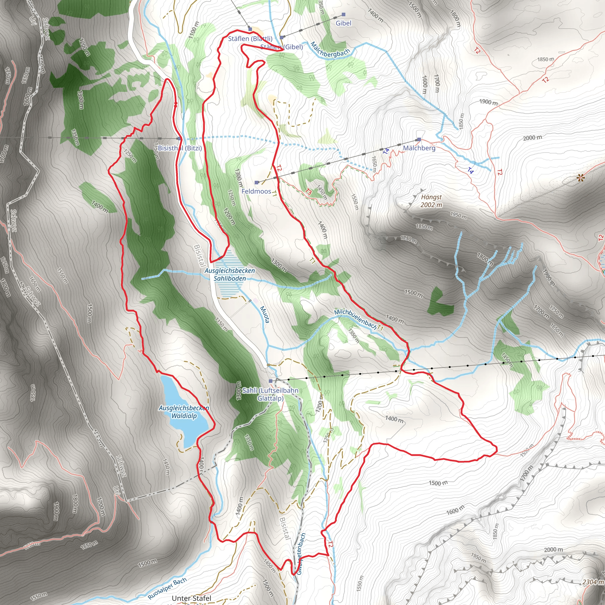 Around the Sahli Valley mobile static map