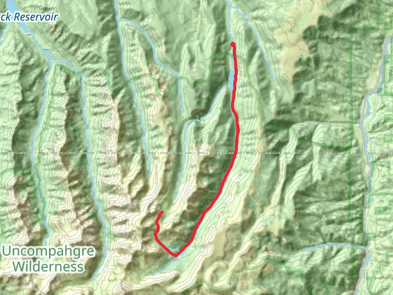Fall Creek Trail via Big Blue Creek Trail