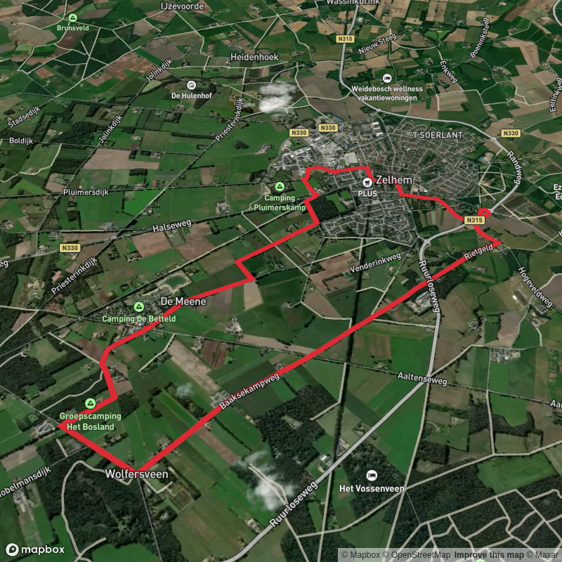 Het Pelikaanbos and Papenborg and Zelhemsche Mark Loop