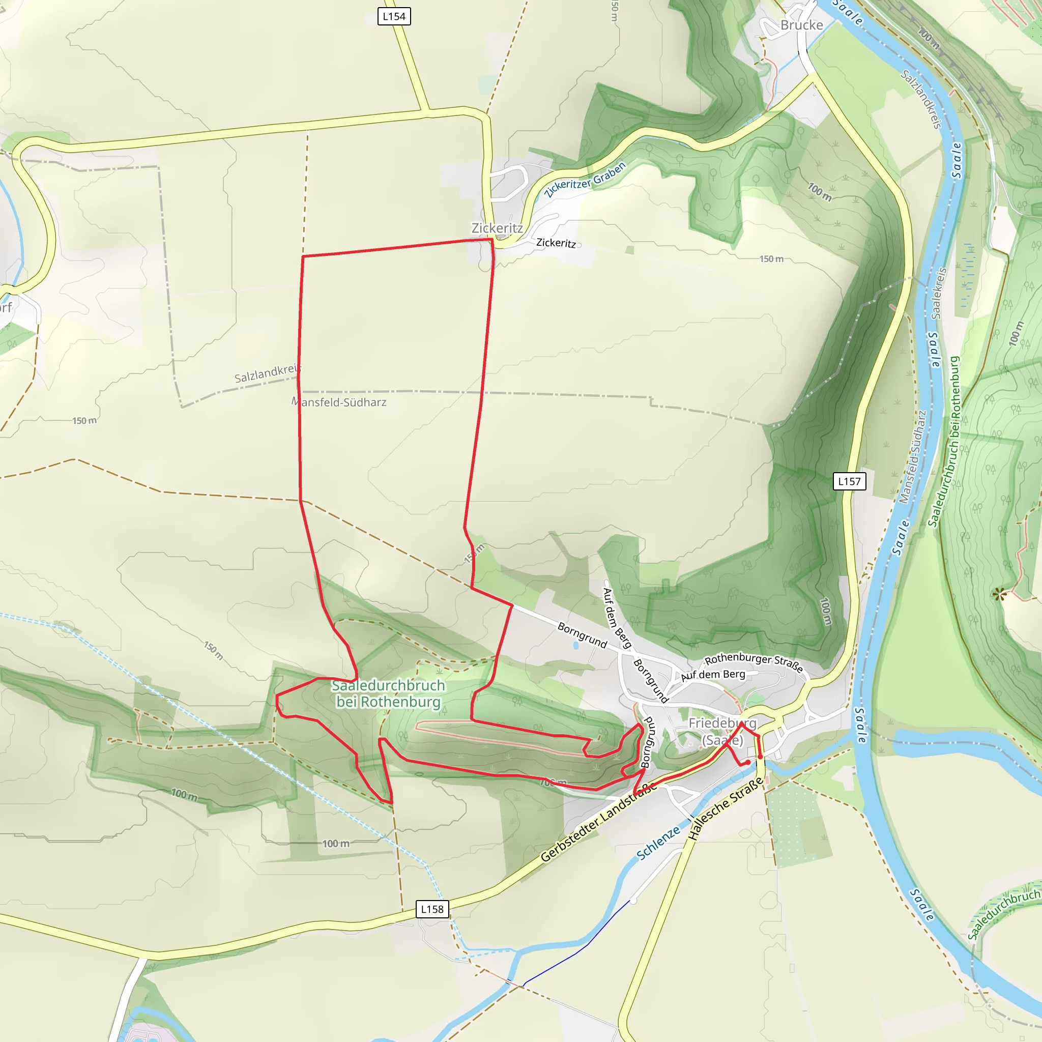 Friedeburg Loop mobile static map