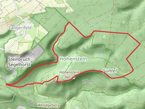 Weserberglandweg and Dachtelfeldweg Loop