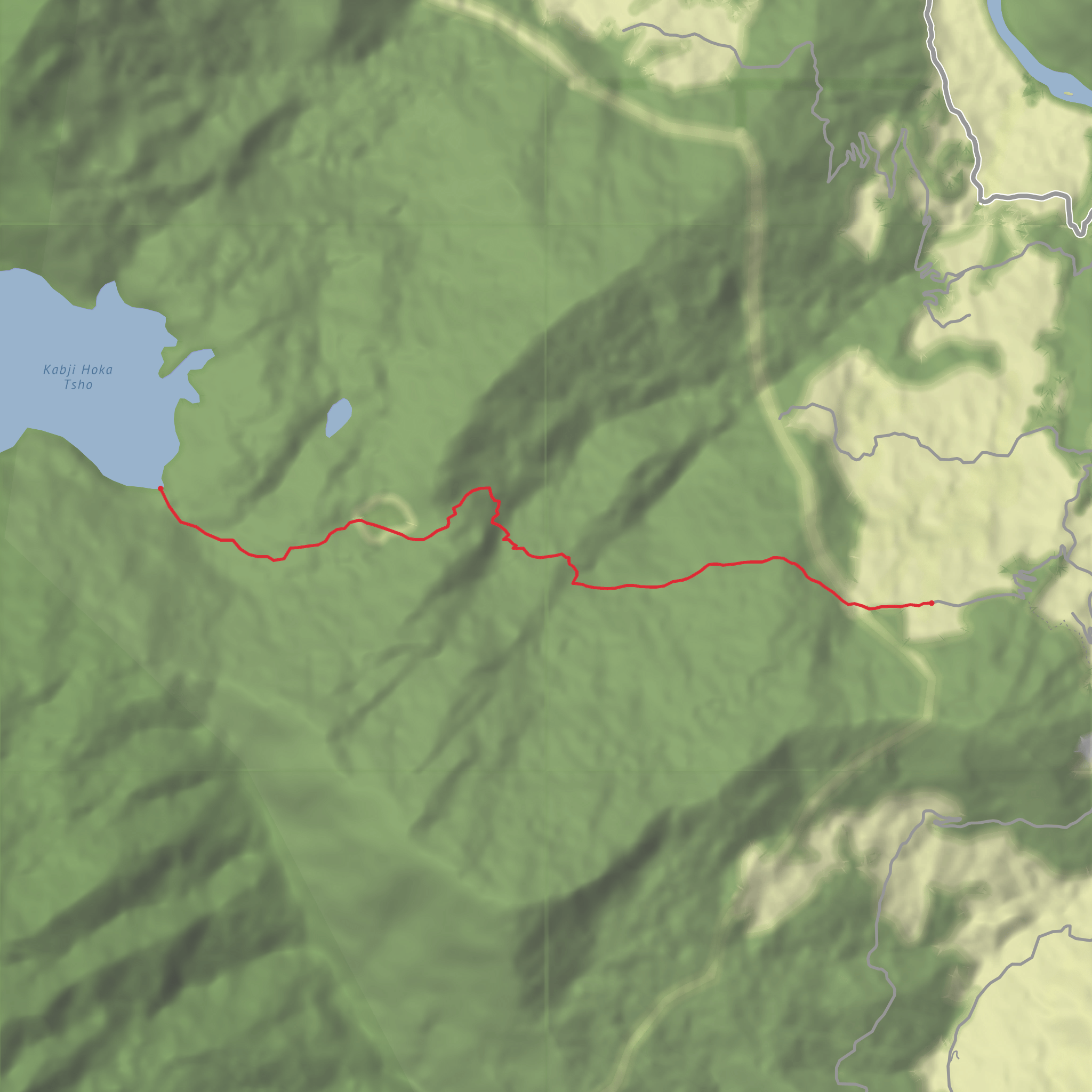 Kabji Hoka Tsho mobile static map
