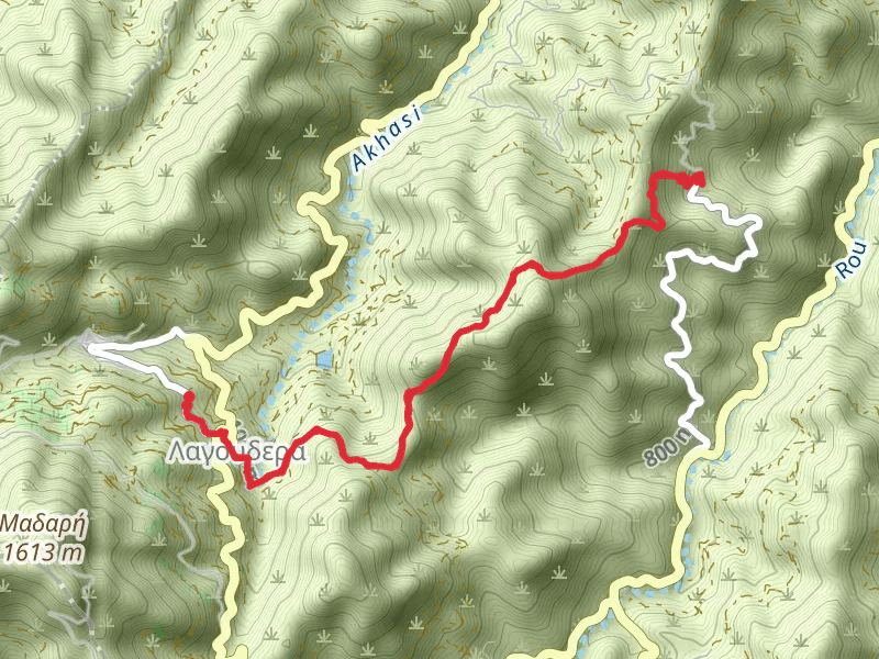 Panagia tou Araka to Stavros tou Agiasmati Trail