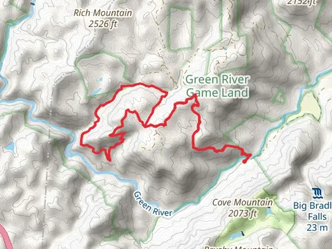 Bluff Trail and Pulliam Creek Loop Trail