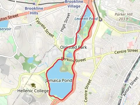 Jamaicaway Pond and Leverett Pond Loop