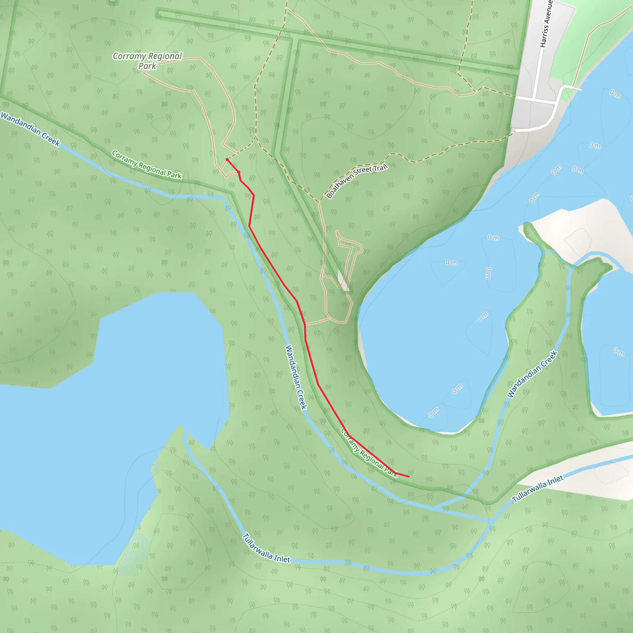 Delta Track mobile static map