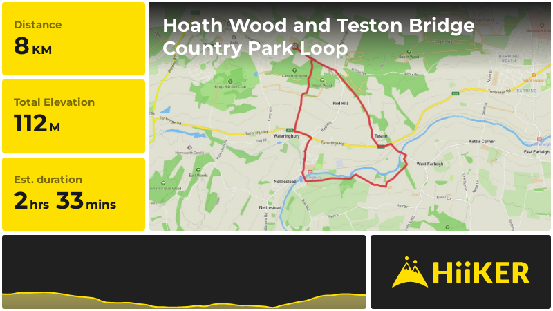 Hoath Wood and Teston Bridge Country Park Loop | Kent | England