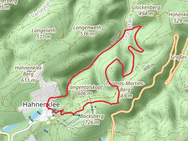 Graneweg and Liebesbankweg Loop