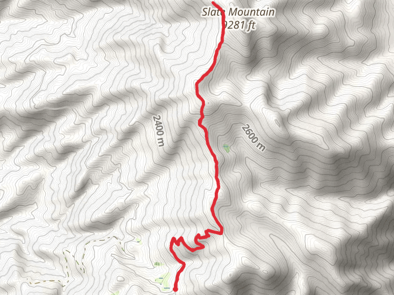 Summit Trail from Windy Gap