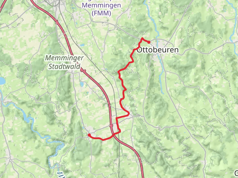 Ottebeuren to Bad Gronenbach Walk