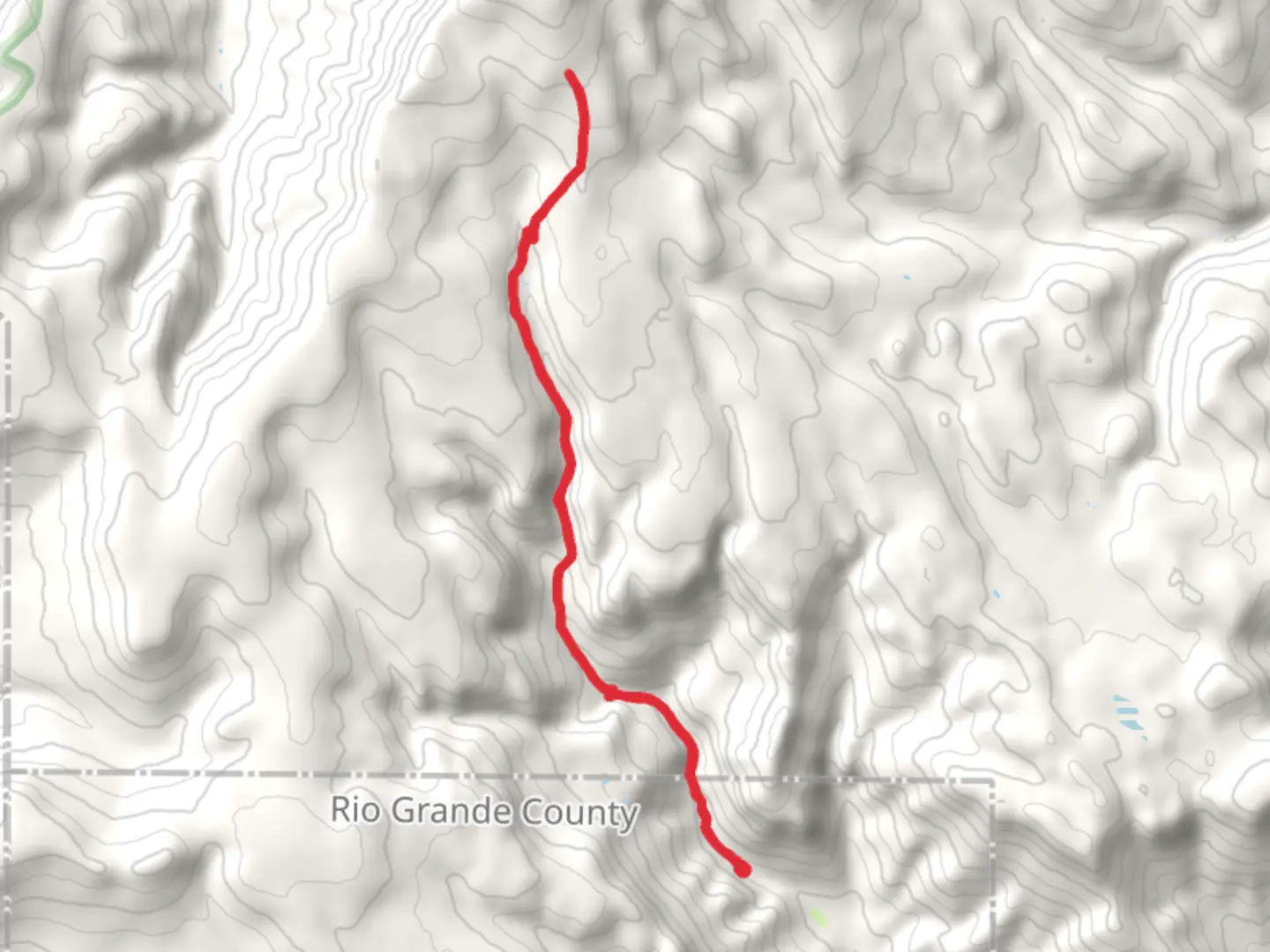 An image depicting the trail Embargo Trail and its surrounding area.