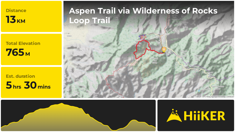 Aspen Trail via Wilderness of Rocks Loop Trail | Pima County | Arizona