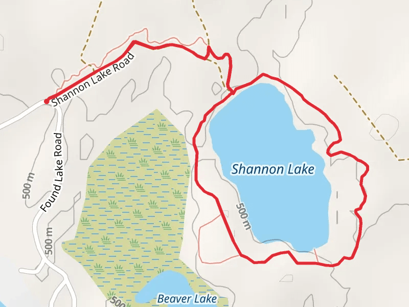 Shannon Lake Trail Loop