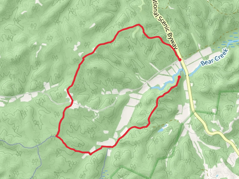 Telegraph and North-South Loop Trail
