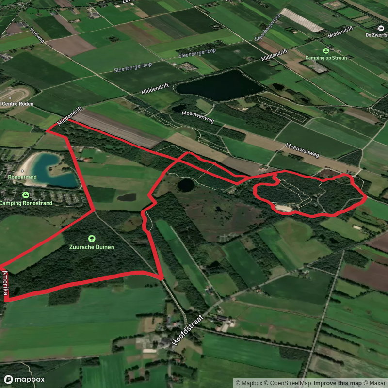 Zuursche Duinen and Vakantiepark Ronostrand Loop