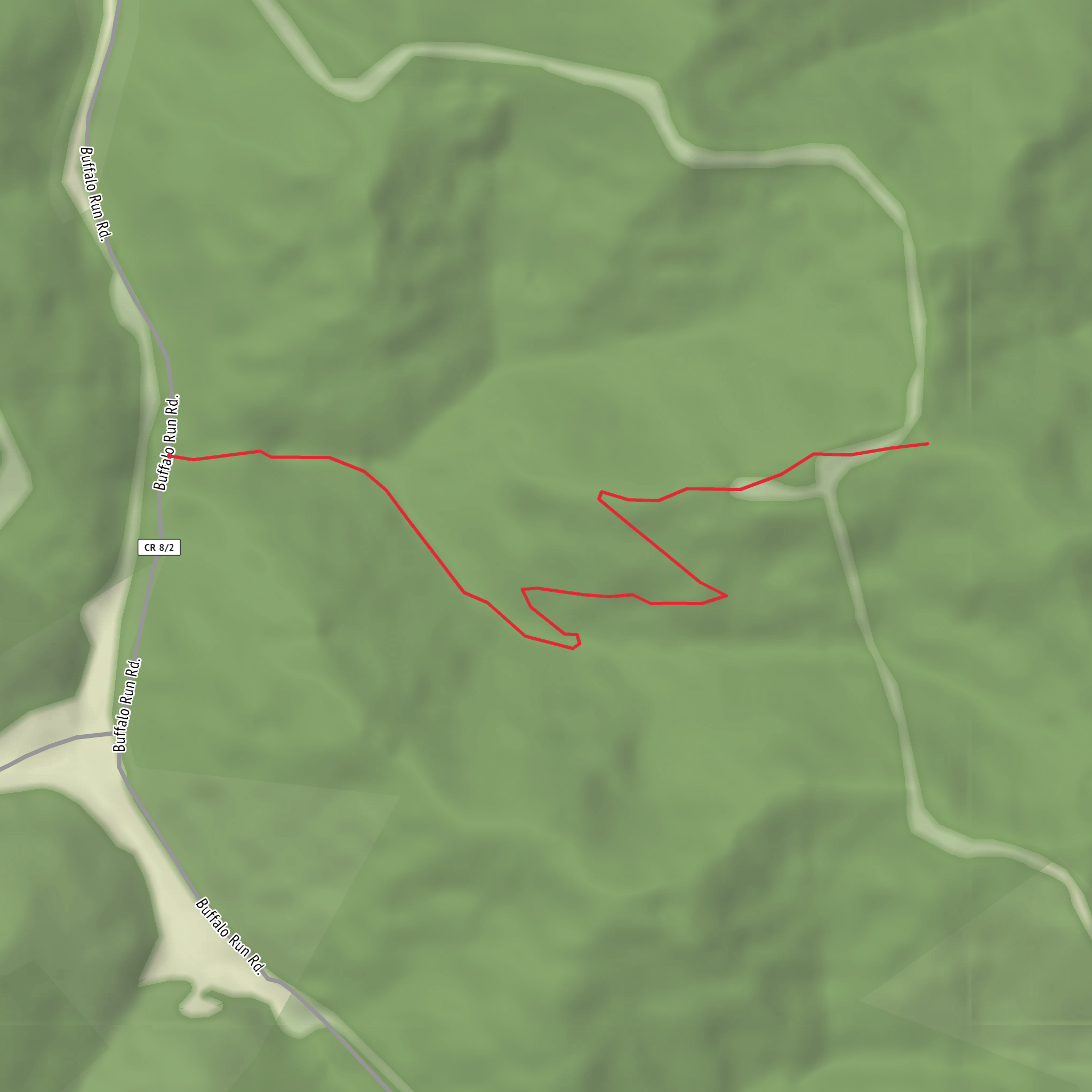 Nettles Run Trail mobile static map