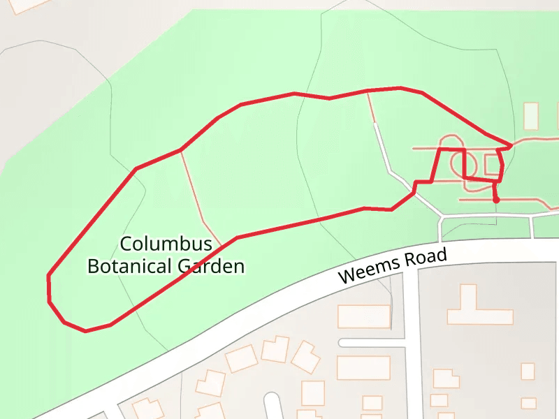 Columbus Botanical Garden Loop