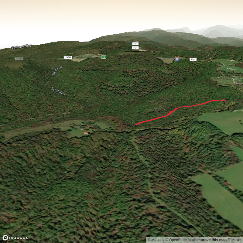 Scott Run Pisgah Spur Trail
