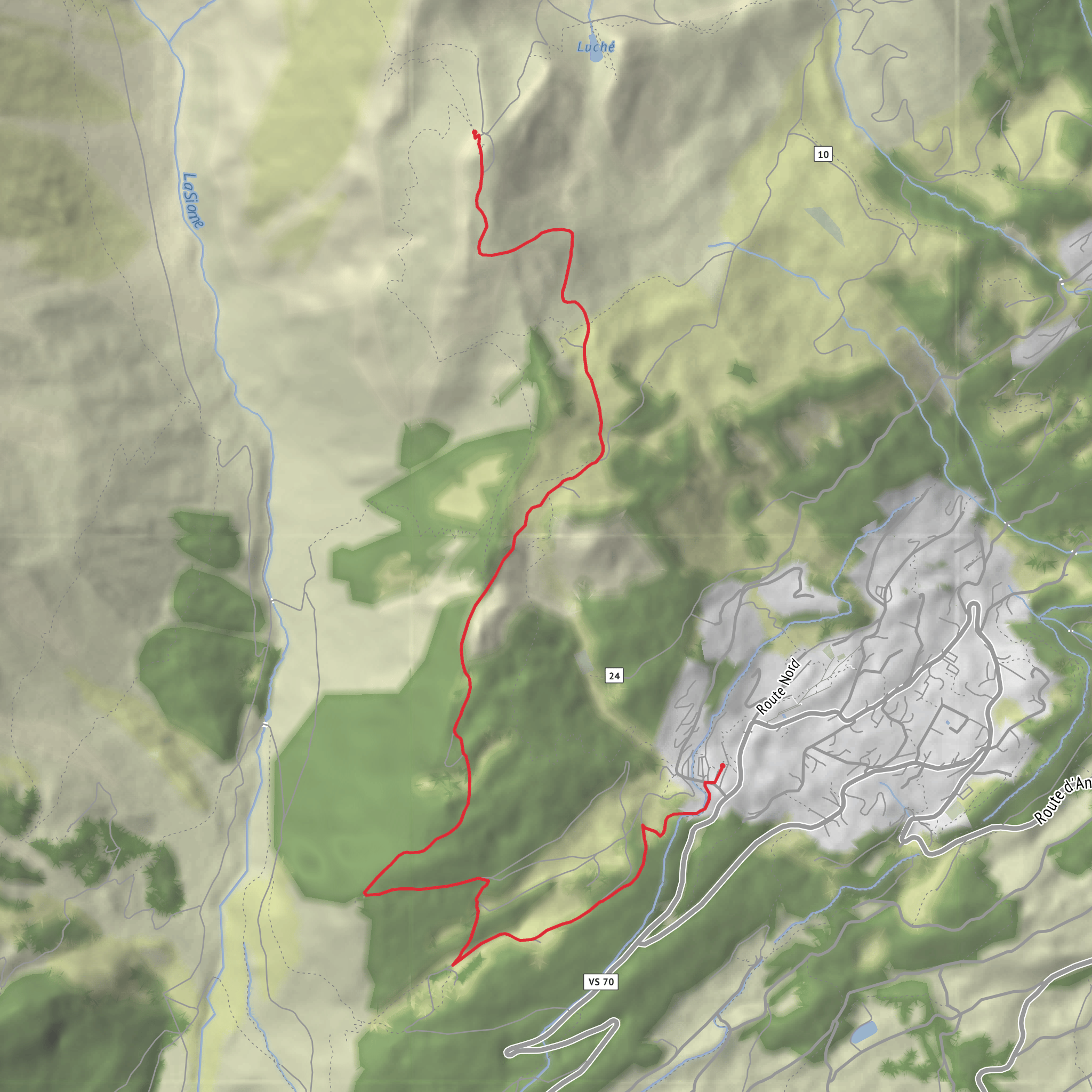 Télécabine Anzère mobile static map