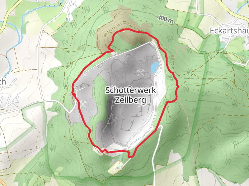 Schotterwerk Zeilberg Loop via Lauftour MAR3