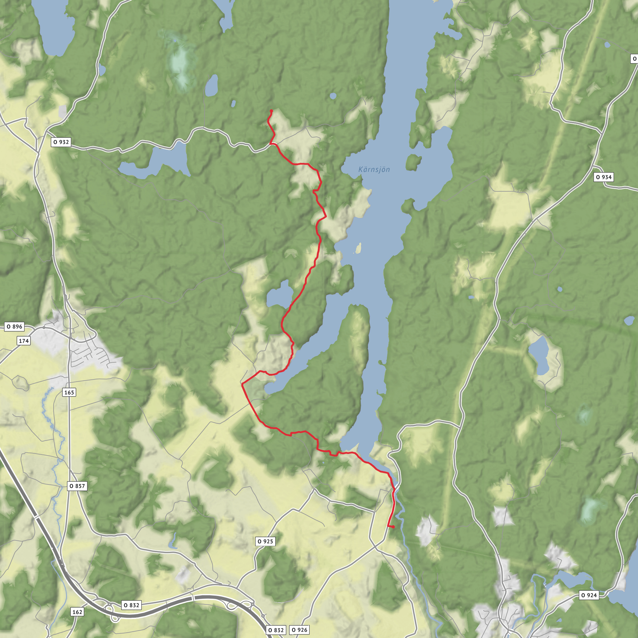 Bohusleden Trail stage 11 mobile static map
