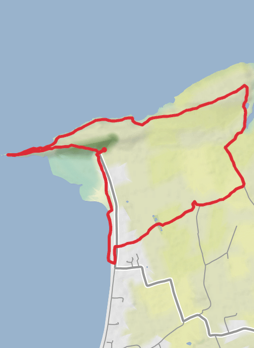 Sandy Bay Loop near Western Super Mare UK mobile static map