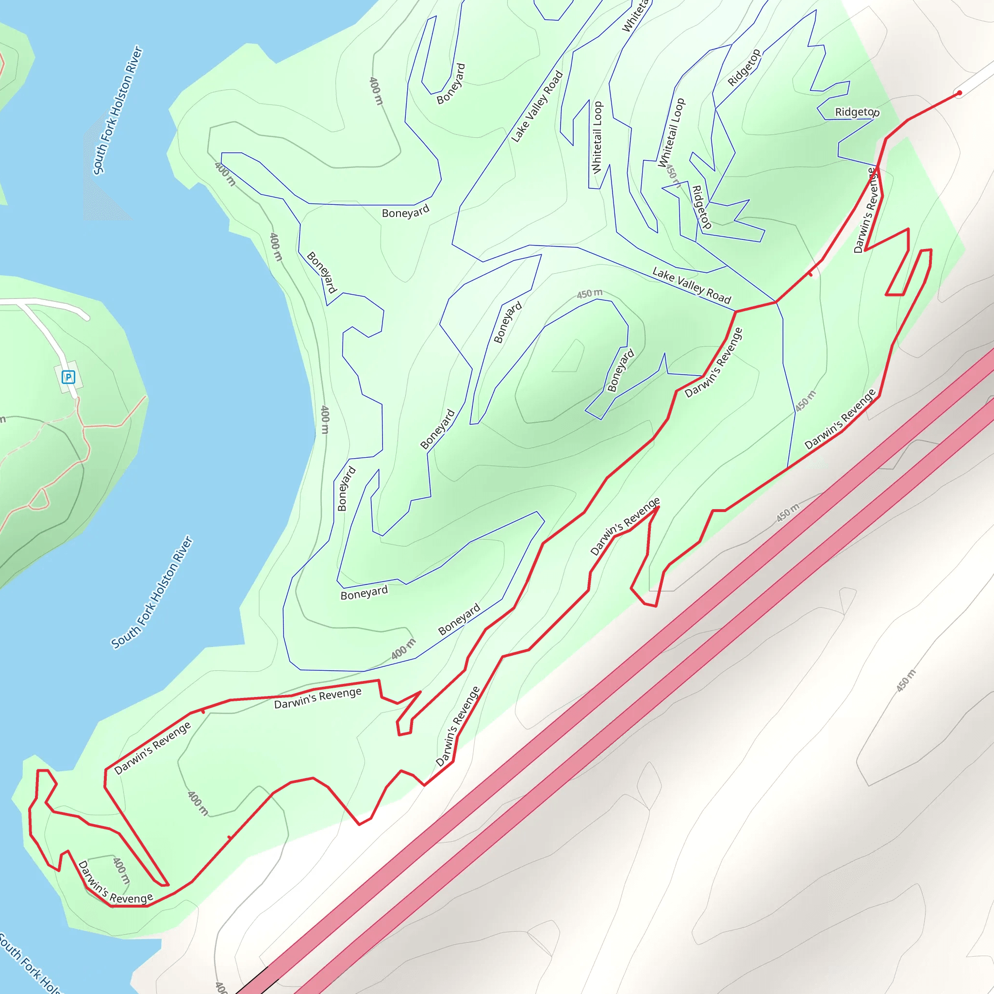 Darwin's Revenge Loop mobile static map