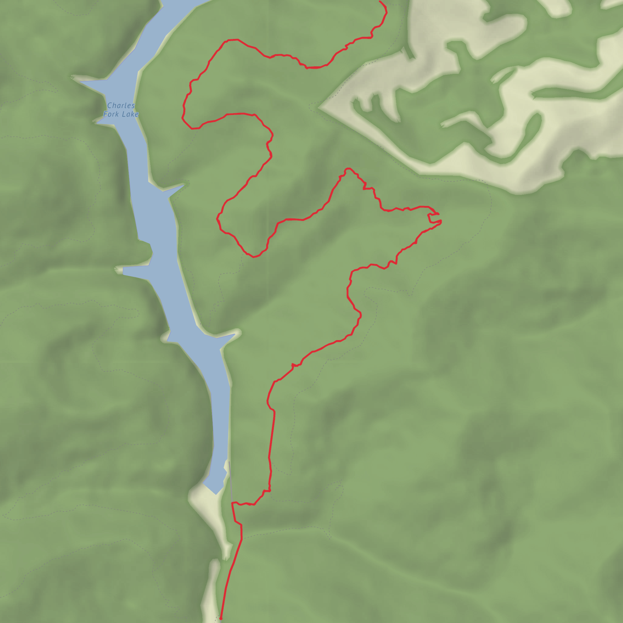 Trevor's Trail mobile static map