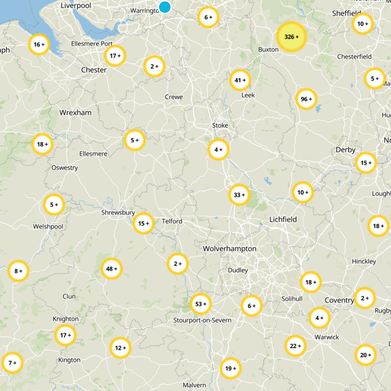Staffordshire Static Map