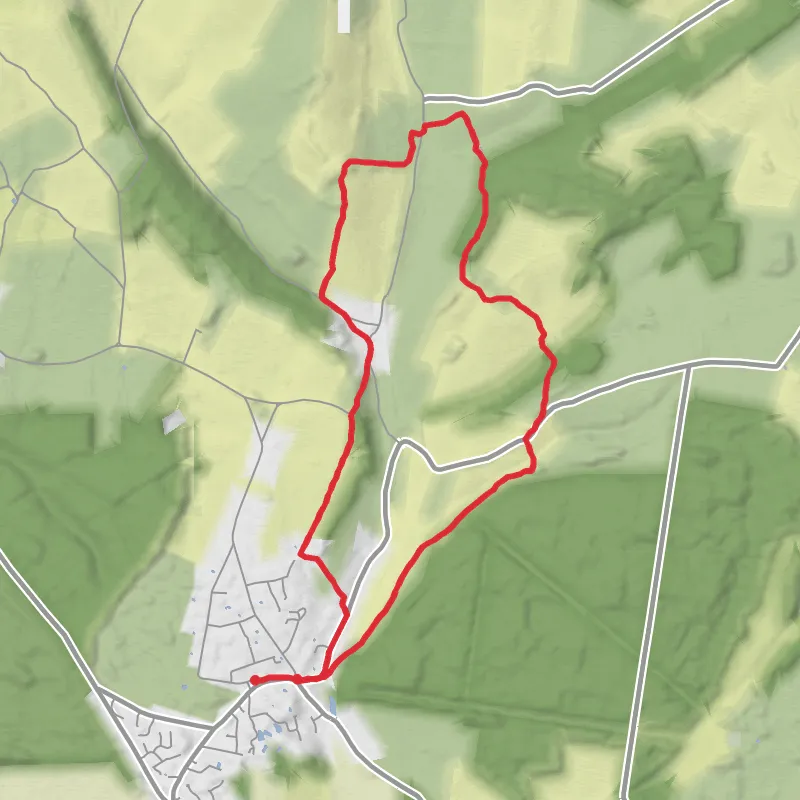 Rowlands Castle circular via Idsworth Church mobile static map