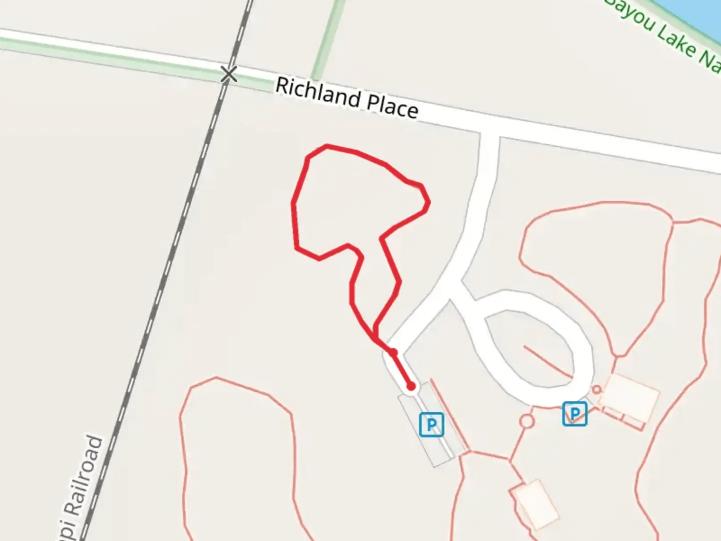 An image depicting the trail Arboretum Loop Trail and its surrounding area.