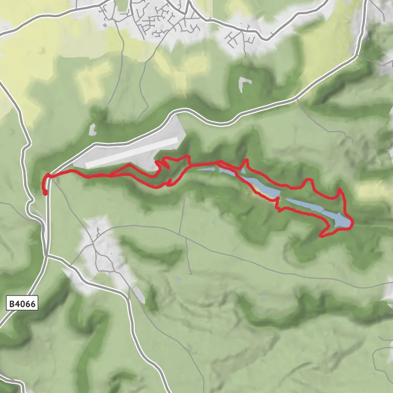Hike from Nympsfield mobile static map