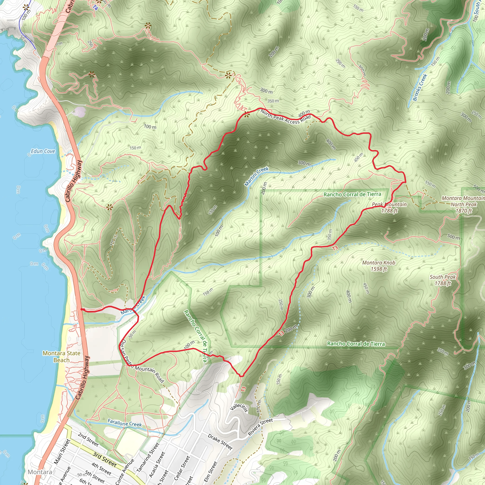 Alta Vista Loop Trail mobile static map