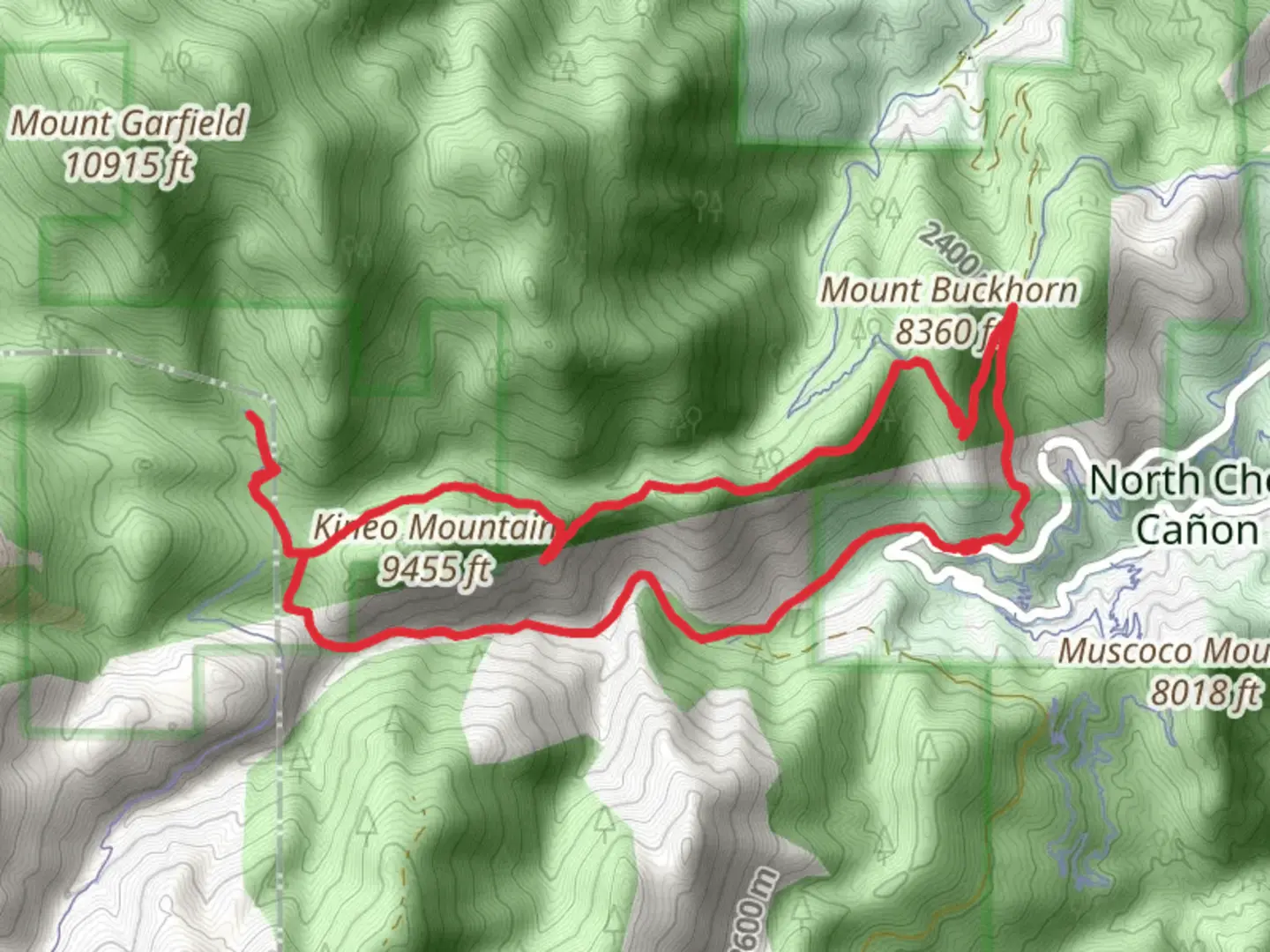 An image depicting the trail Seven Bridge, Jones Park and Kineo Mountain Trail and its surrounding area.