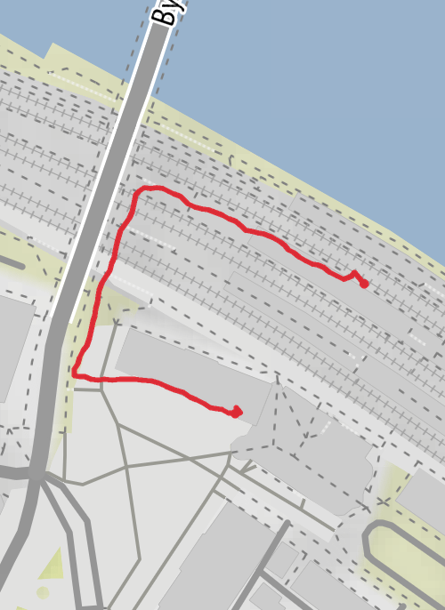 Drammen Gå mobile static map