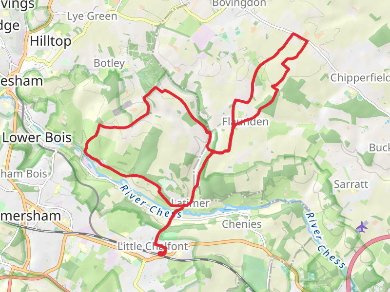 Chalfont and Latimer - Latimer and Flaunden mobile static map