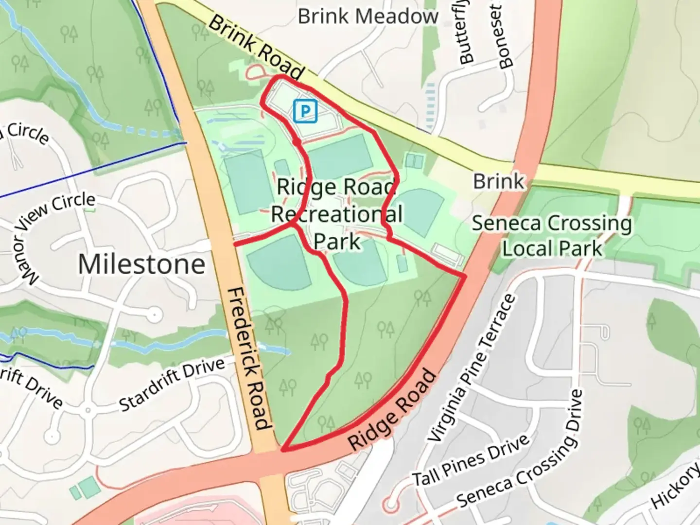 An image depicting the trail Ridge Road Recreational Park Loop and its surrounding area.
