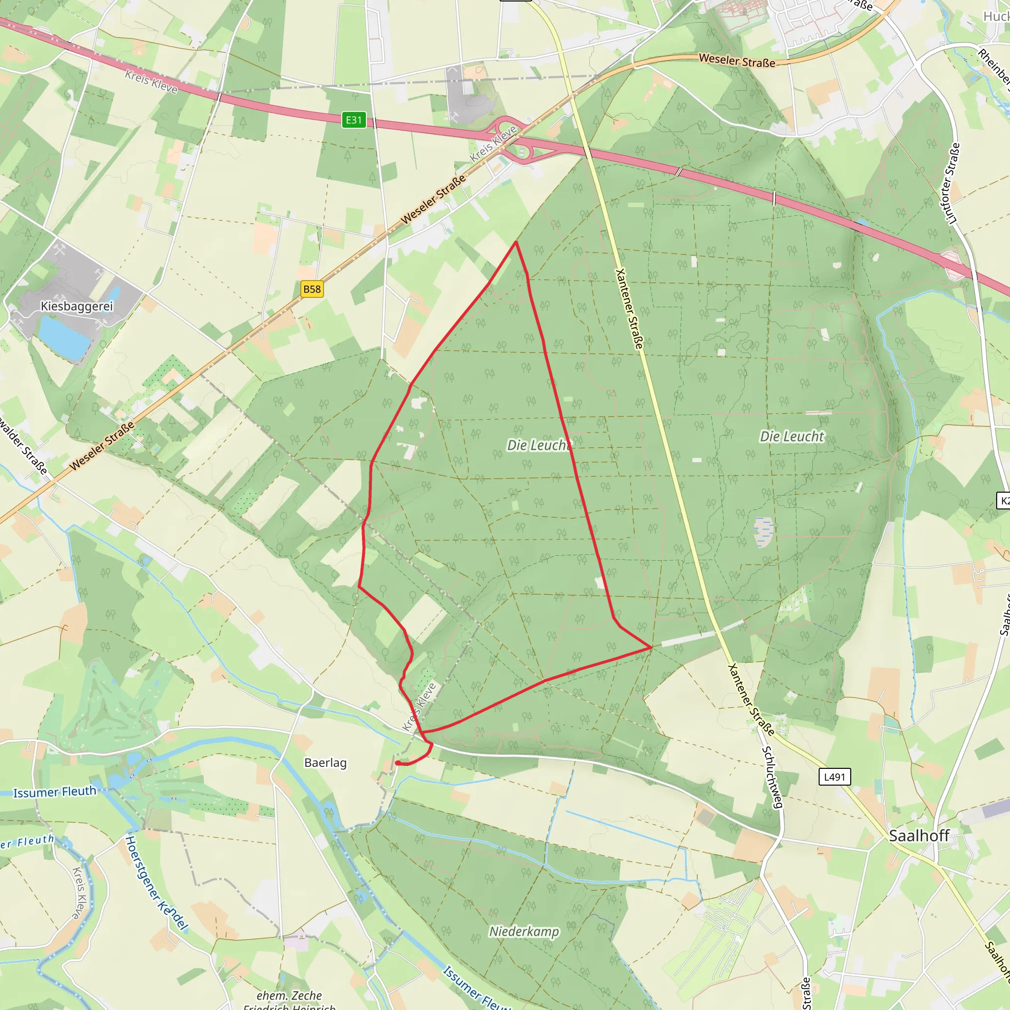 Leucht West Rundweg and Arnold Mock Weg mobile static map