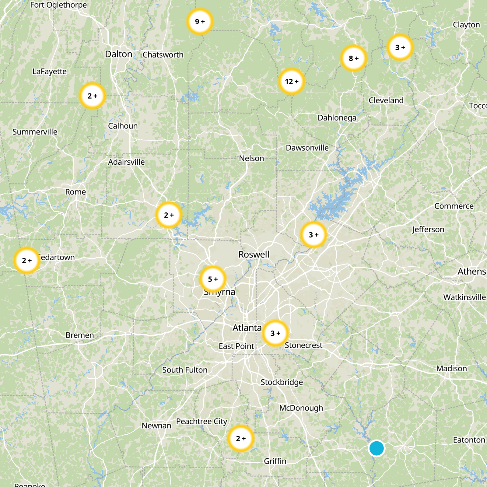 Fulton County Static Map