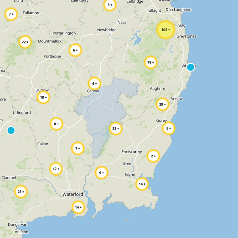 County Carlow Static Map
