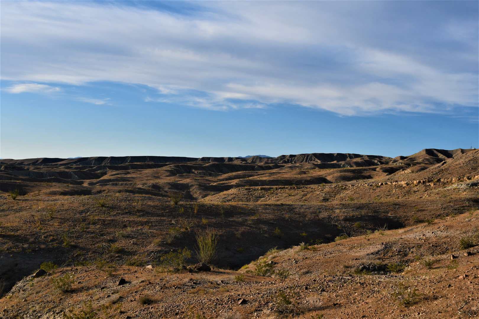 An image depicting the trail Painted Canyon Road and Ladder Canyon Loop and its surrounding area.