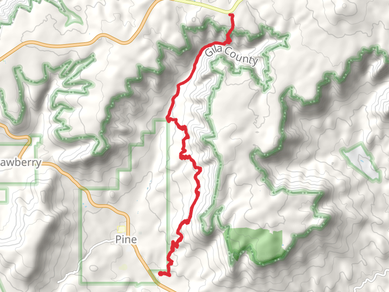 Pine Creek - Pine Canyon Trail