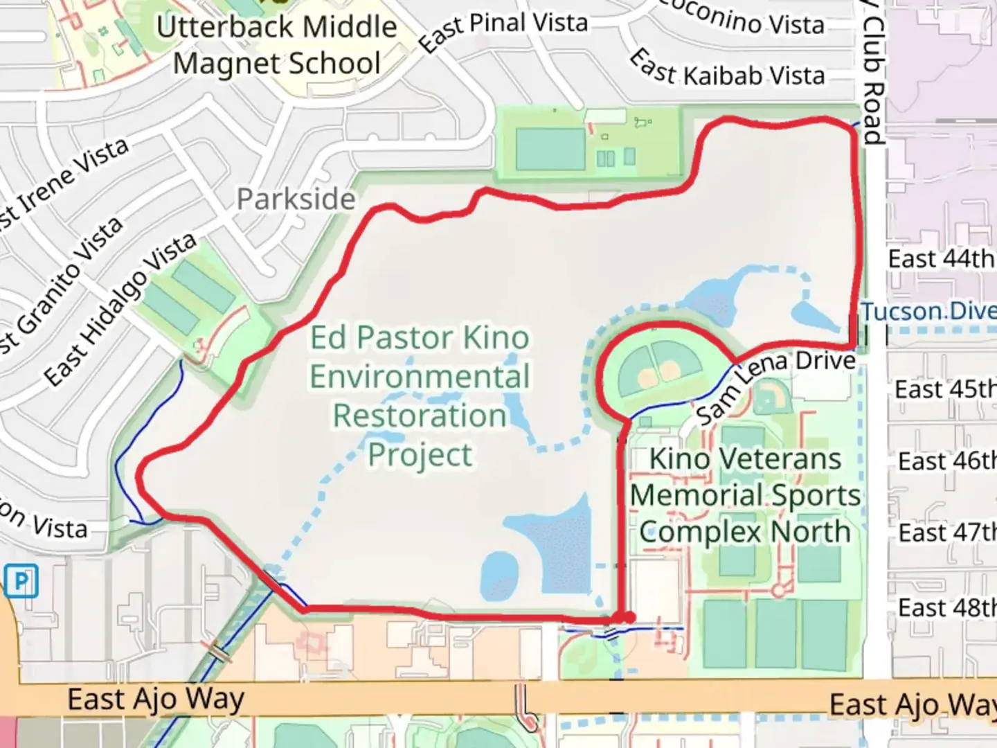 Tucson Diversion Channel Loop | Pima County | Arizona