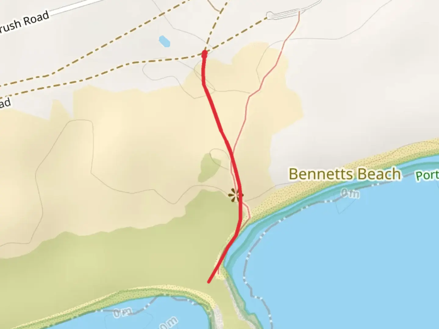An image depicting the trail Dark Point Track and its surrounding area.