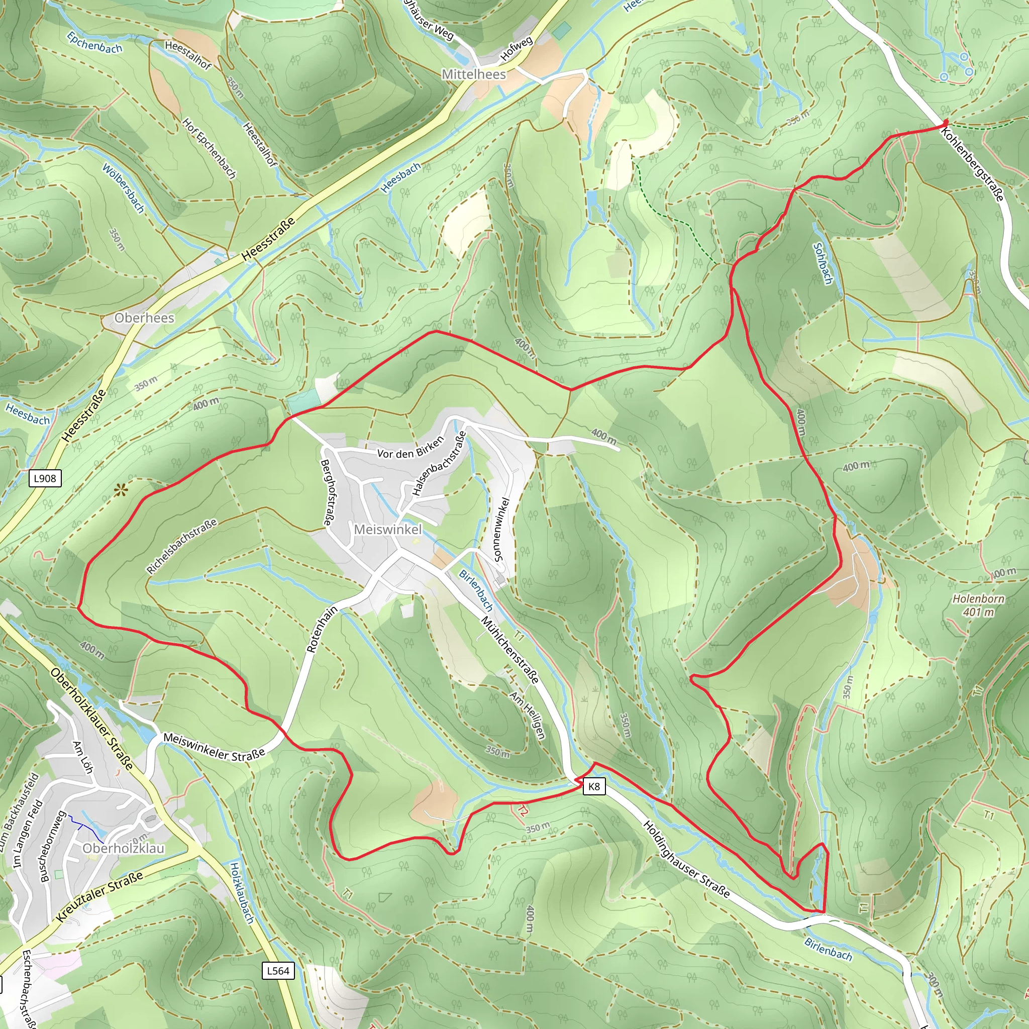 Langenholdinghausener and Bismarckeiche Rundweg | Kreis