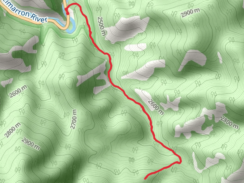 Clear Creek Trail Out and Back