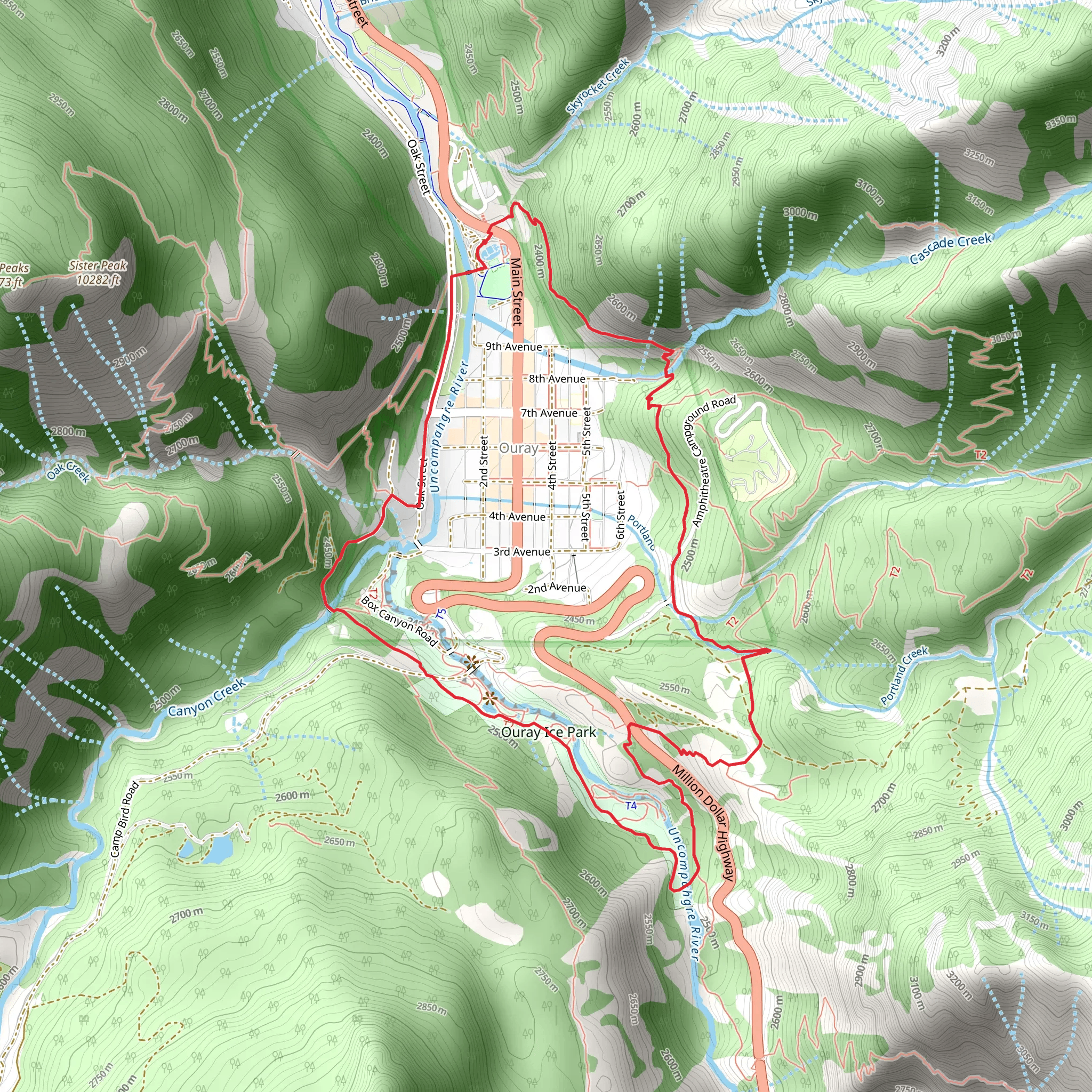 Uncompahgre River Walk - Perimeter Loop Trail | Ouray County | Colorad