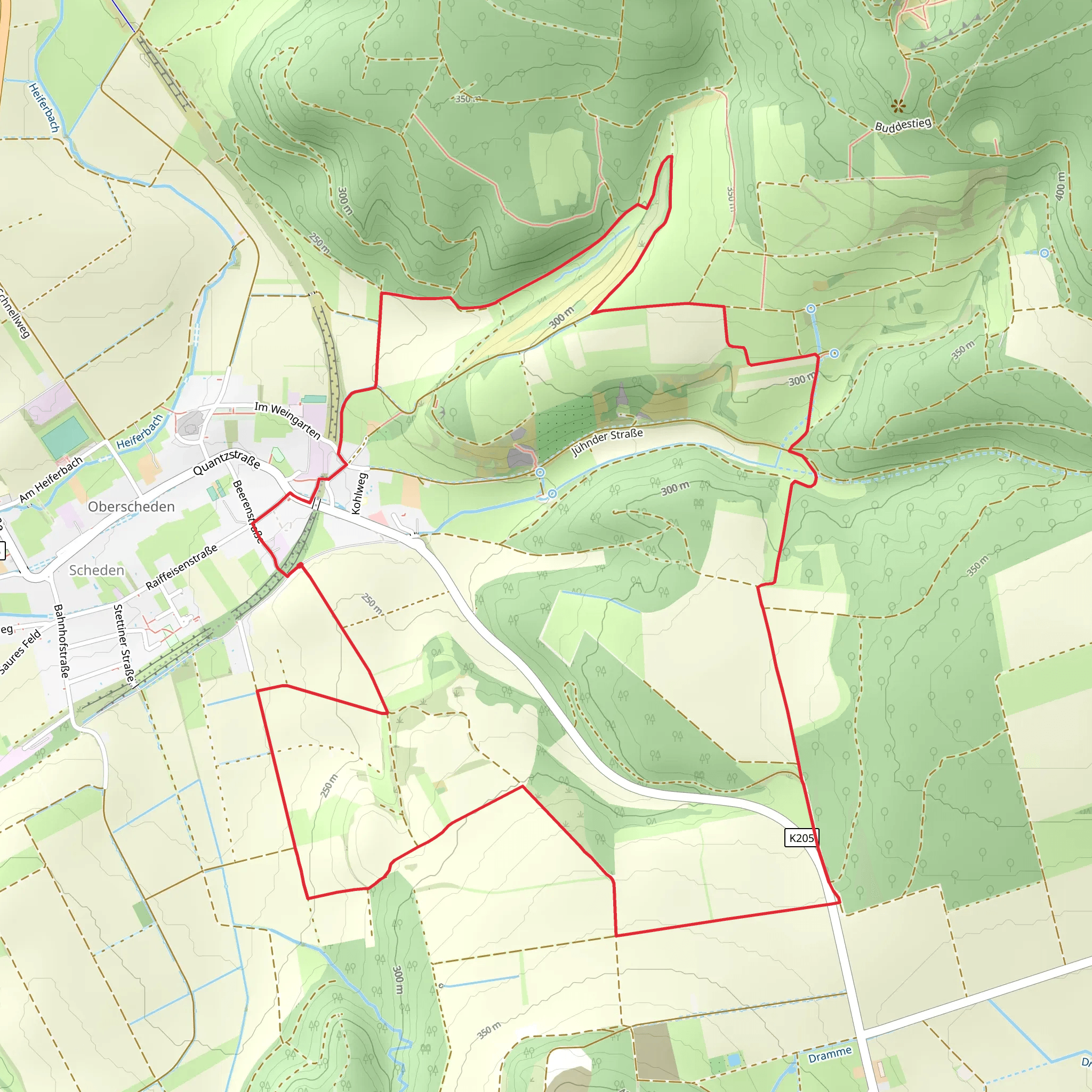 Scheden Loop mobile static map