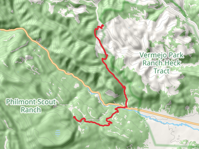 Dean Cow Camp to Harlan Camp
