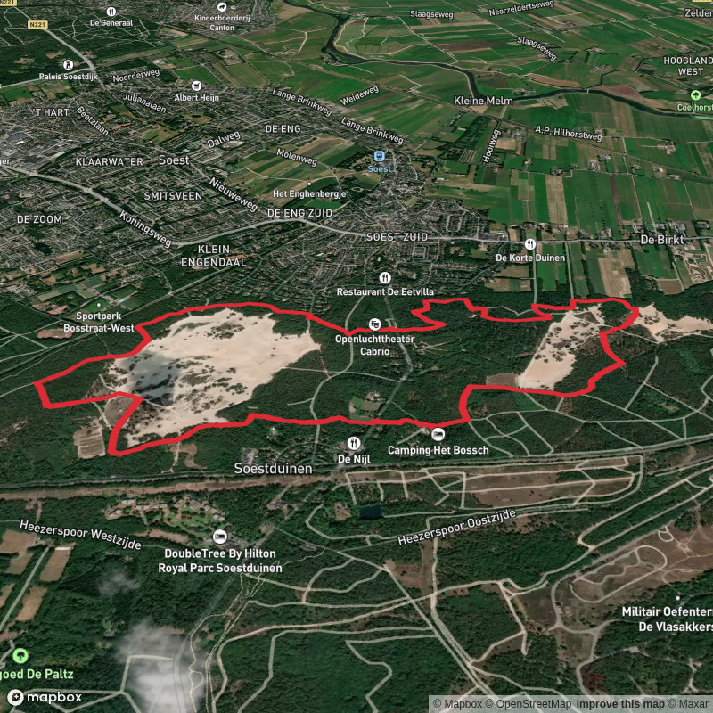 Marskramerpad and Natuurpad De Lange Duinen Loop